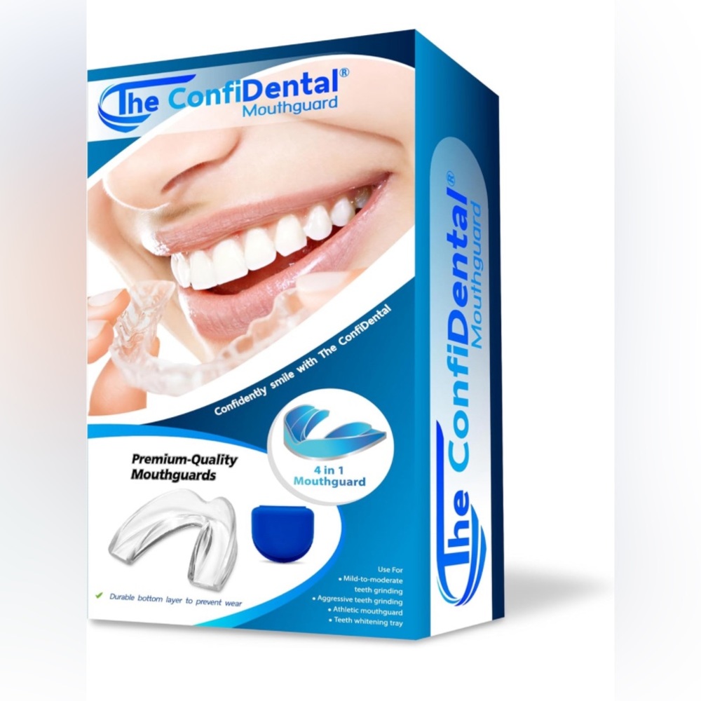 The ConfiDental - Pack of 3 Moldable Mouth Guard for Teeth Grinding Clenching